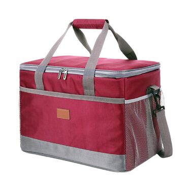 Термосумка для кемпинга 33 л бордовая Oxxggkao