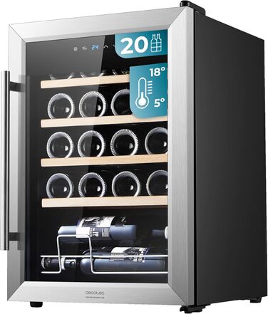 Винный охладитель до 20 бутылок Cecotec
