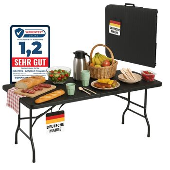 Стіл для кемпінгу чорний ALBATROS