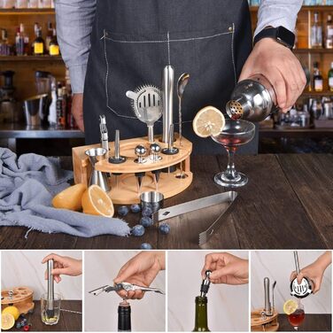 Набір для приготування коктейлів 12 предметів Esmula