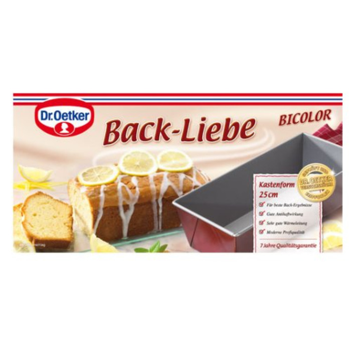 Форма для випічки пирога / хліба червона Ø 25 см Back-Liebe Bicolor Dr. Oetker