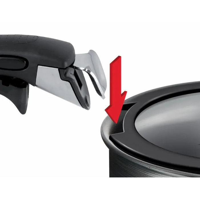 Набор стеклянных крышек Tefal Ingenio, 16см, 18см, 20см, стекло, пластик, черный