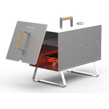 Електрична коптильня для теплого копчення 25,5 х 50,25 х 40,5 см barbecook