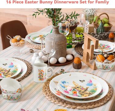 Набір посуду з 16 предметів до Великодня Zhehao
