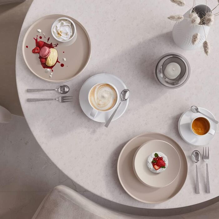 Тарелка обеденная, премиальный фарфор 16 см Newmoon Beige Villeroy & Boch