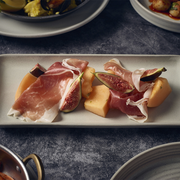 Блюдо прямоугольное 27*12.5 см, Terra Stoneware Antigo Cinza, GenWare