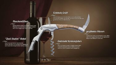 Професійний сомельє штопор-ніж для вина RADOLEO