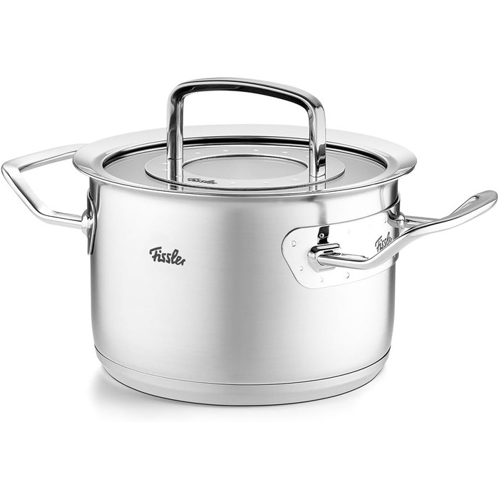 Каструля 2,1 л з нержавіючої сталі зі скляною кришкою 16 см Original-Profi Collection Fissler