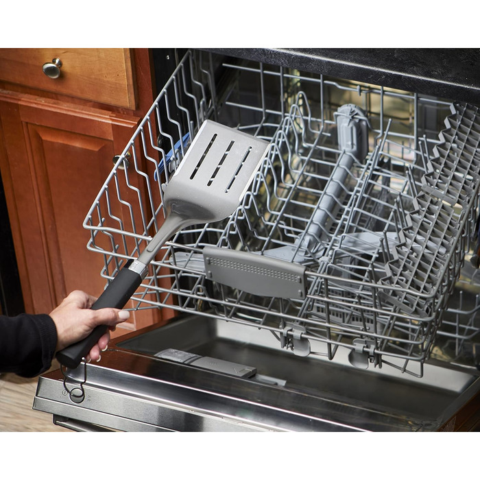 Набор для гриля Weber Stephen 6645, 2 предмета, нержавеющая сталь, черный (лопатка и щипцы)