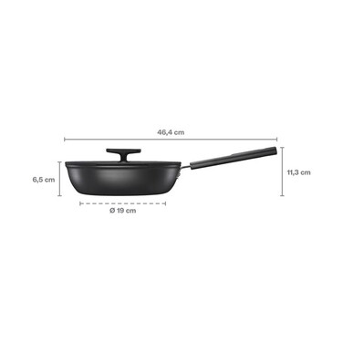 Сотейник Fiskars Hard Face 24 см (1075528)