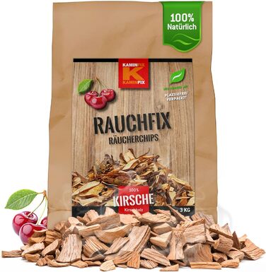 Вишневая стружка для копчения 3 кг Kaminfix