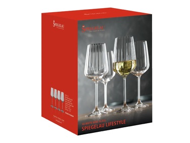 Набір келихів для білого вина, 4 предмети Lifestyle Spiegelau