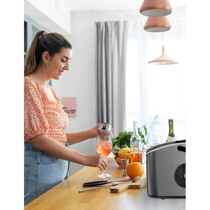 Льдогенератор 1,2 л 95 Вт серебряный KitchenBrothers