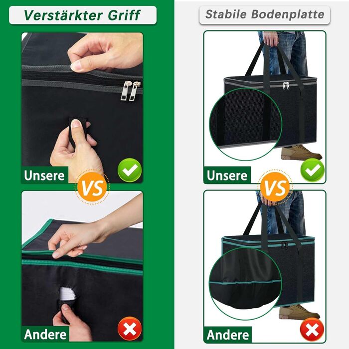 Велика термосумка 30 л чорна DSDCDJ