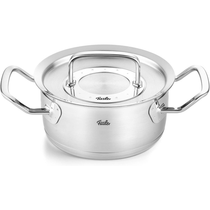 Набір посуду Fissler Original-Profi Collection/з нержавіючої сталі, 5 предметів, включаючи металеву кришку безкоштовний догляд за нержавіючою сталлю - індукційний ексклюзивно на Kitchen-Profi