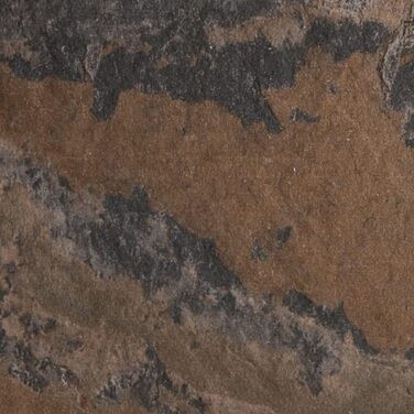 Дизайнерський кухонний фартух з алюмінієвого композиту, кухонний фартух, товщина 3 мм, 60x100 см, (натуральний камінь коричневого кольору)