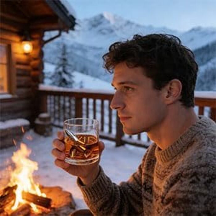 Набір з 6 каменів для віскі у вигляді набоїв YUEMING