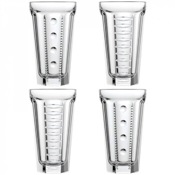 Набор высоких стаканов для коктейлей La Rochere SAGA ASSORTIS, 14,5 см, 350 мл, 4 шт.