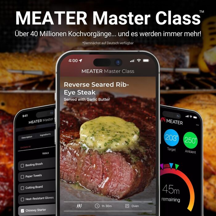 Термометр для м'яса, термостійкий до 550 C Meater