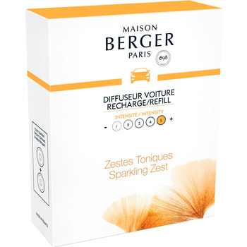 Картридж для дифузора для автомобіля Maison Berger Paris з ароматом AROMA ENERGY, 2 шт.