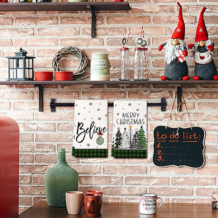 Набор из 2 рождественских кухонных полотенец 60 х 40 см Xmas 1 Yaclonq