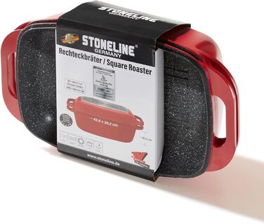 Жаровня с крышкой 43 x 26 см 8,4л STONELINE