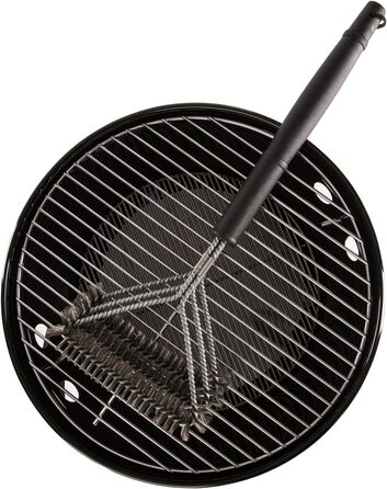 Щітка для гриля 42 см 3-в-1, нержавіюча сталь Blumtal