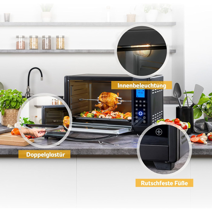 Міні-духовка 45 л, 2000 Вт TZS First Austria