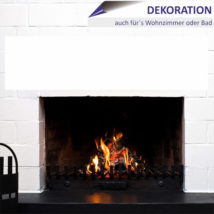 Кухонний фартух INDIGOS UG для плиткового фартуха - - - Термостійкий алюмінієвий композитний бризкозахисний екран - Сучасний кухонний фартух, що протирається - Плита та духовка - Облицювання стін (Білий, 100x55 см)