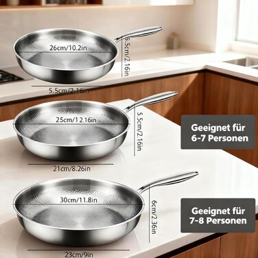 Титановая сервировочная сковорода 28 см со стеклянной крышкой Tovara Titanium Pro