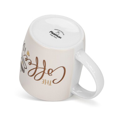 Набір з 2-х кухлів Fissman THE COFFEE I DO 310 мл порцеляна (3710)