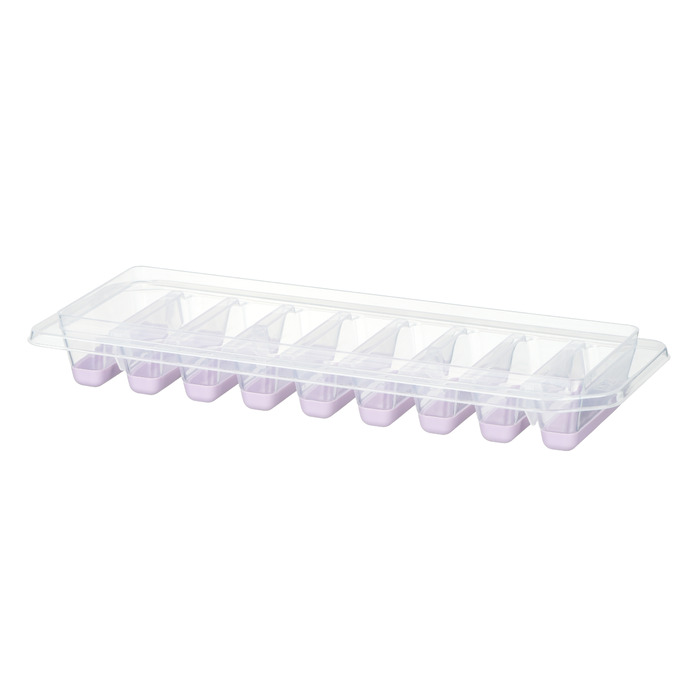 Форма для льоду з кришкою Ardesto Fresh Stick, 27х9.5х3.8см, силікон, пластик, ліловий