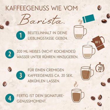 Растворимый кофе Macchiato в складной упаковке, 144 г Signature Blend KRÜGER