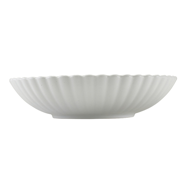 Салатник 1100 мл, 23 см, Incise Porcelain Scalloped, GenWare