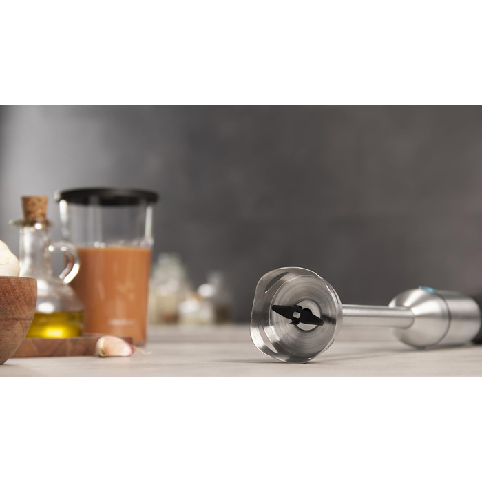 Ручний блендер 1500 Вт Power TitanBlack 1500 XL з аксесуарами, набір 7 предметів TotalMix Cecotec