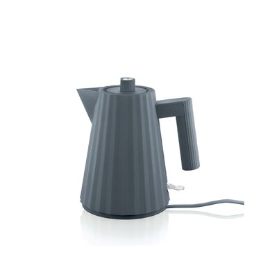 Електричний чайник 1 л, сірий Plissé Alessi