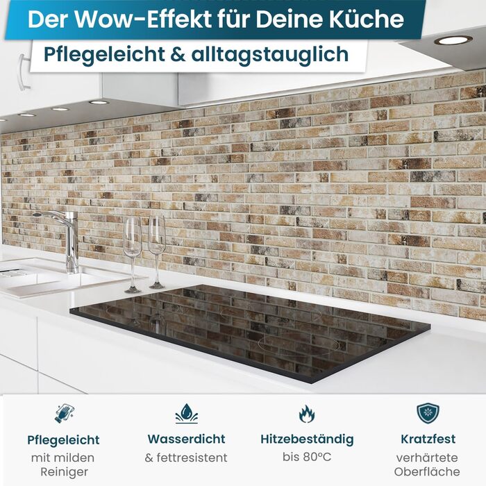 Самоклеящийся кухонный передник от брызгов 220 х 60 см danario