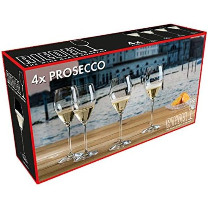 Набор бокалов для шампанского 0,3 л, 4 предмета, Extreme Prosecco Riedel