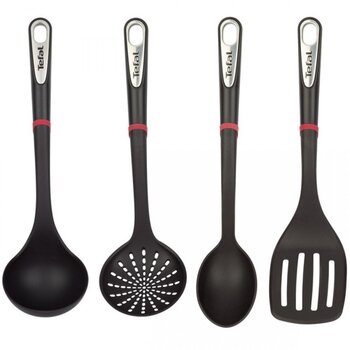 Tefal Набор кухонных аксессуаров Ingenio, 4шт, пластик, черный
