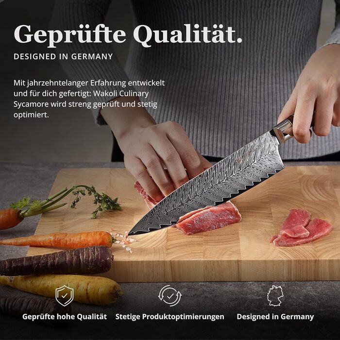 Набір кухонних ножів 6 шт Wakoli
