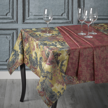 Скатертина Atenas Home Textile Mimasaka Grana, бавовна з покриттям, 150 x 200 см