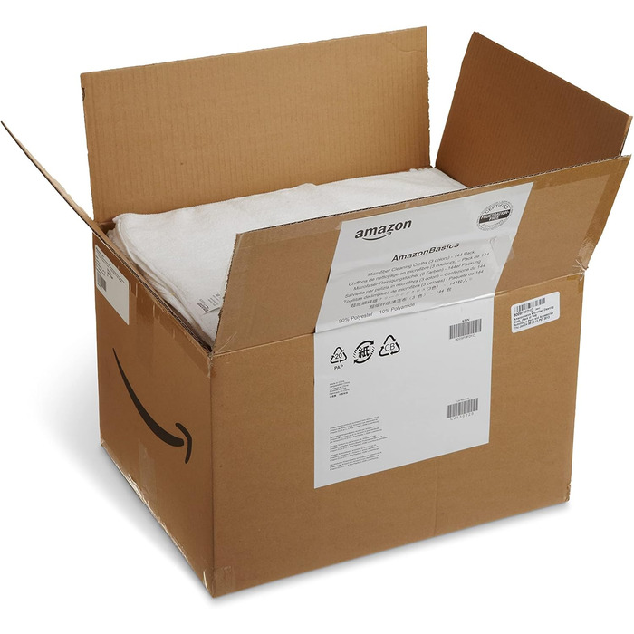 Серветка для прибирання з мікрофібри 144 шт 30,5 x 40,6 см Amazon Basics