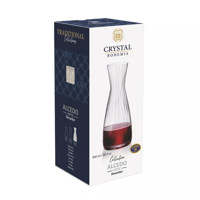 Декантер для вина 900 мл Alcedo Optic 9677 BOHEMIA
