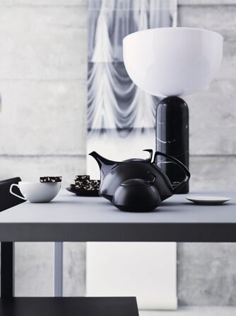 Блюдце к чашке для чая 16 см TAC Black Rosenthal