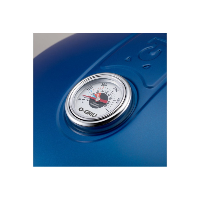 КОМПЛЕКТ Портативний переносний газовий гриль O-GRILL 900, синій + шланг в подарунок! Код: 011683