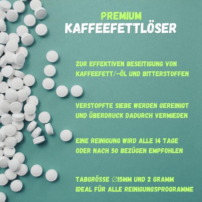 Порошок для чищення Ceragol Ultra Premium Засіб для чищення кавоварок, портафільтрів та еспресо-машин, засіб для видалення кавового жиру, 500 г (10 шт. (1 упаковка))