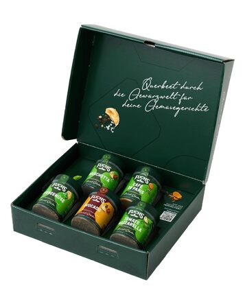 Подарунковий набір із 5 сумішей спецій Veggie Fuchs