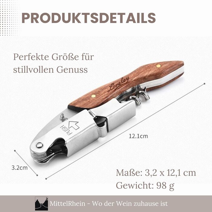 Професійний сомельє-ніж 3-в-1 LEONARDINO