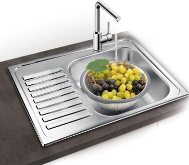 Дуршлаг из нержавеющей стали 20 см Tescoma