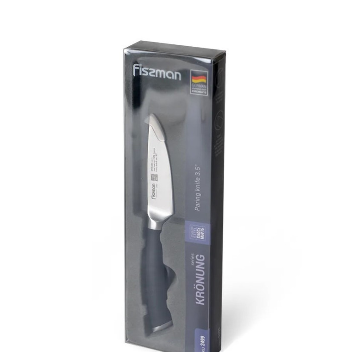 Овощной нож Fissman KRONUNG 9 см X50CrMoV15 сталь (2499)